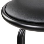 Artiss 2x Bar Stools Swivel Leather Padded Metal - Image 6