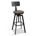 Artiss Bar Stools Kitchen Counter Chairs Vintage Metal Chairs - Image 8
