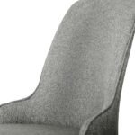 Artiss Dining Chairs Set of 4 Linen Fabric Grey - Image 3