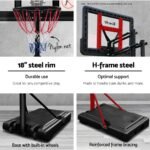 Everfit 3.05M Basketball Hoop Stand System Adjustable Height Portable Pro Black - Image 4