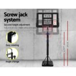 Everfit 3.05M Basketball Hoop Stand System Adjustable Height Portable Pro Black - Image 5