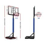 Everfit 3.05M Basketball Hoop Stand System Adjustable Height Portable Pro Blue - Image 2