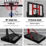 Everfit 3.05M Basketball Hoop Stand System Adjustable Height Portable Pro Blue - Image 4