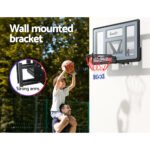Everfit 45" Basketball Hoop Backboard Wall Mounted Ring Net Sports Pro System - Image 4