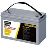 Giantz AGM Deep Cycle Battery 12V 100Ah Box Portable Solar Caravan Camping - Image 3