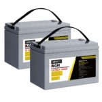 Giantz AGM Deep Cycle Battery 12V 100Ah x2 Box Portable Solar Caravan Camping - Image 7