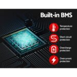 Giantz 12V 200Ah Lithium Battery LiFePO4 Deep Cycle Box Solar Caravan Camping - Image 5