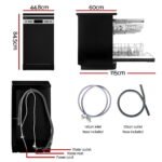 Devanti 10 Place Settings Freestanding Dishwasher Black - Image 2