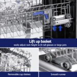 Devanti 10 Place Settings Freestanding Dishwasher Silver - Image 8