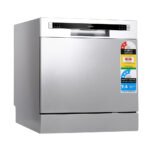 Devanti 8 Place Settings Benchtop Dishwasher Sliver - Image 7