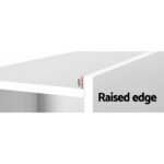 Artiss Bed Head Headboard King with Shelves - CABI White - Image 6