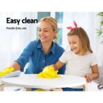 Keezi 3PCS Kids Table and Chairs Set Activity Toy Play Desk - Image 6