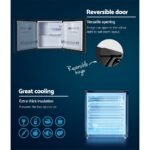 Devanti 48L Bar Fridge Black - Image 6