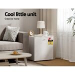 Devanti 48L Bar Fridge White - Image 4