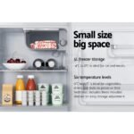 Devanti 48L Bar Fridge White - Image 5