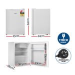 Devanti 70L Portable Mini Bar Fridge - White - Image 2