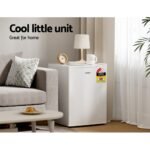 Devanti 70L Portable Mini Bar Fridge - White - Image 4
