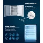 Devanti 70L Portable Mini Bar Fridge - White - Image 6