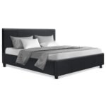 Artiss Bed Frame Queen Size Charcoal NEO - Image 8