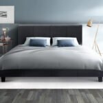 Artiss Bed Frame Queen Size Charcoal NEO - Image 7