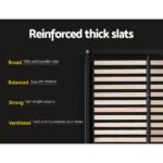 Artiss Bed Frame King Single Size Gas Lift Grey NINO - Image 6