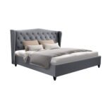 Artiss Bed Frame Queen Size Grey PIER - Image 8