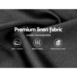 Artiss Bed Frame Queen Size Gas Lift Base Charcoal TOKI - Image 6