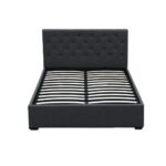 Artiss Bed Frame Double Size Gas Lift Charcoal VILA - Image 3
