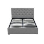 Artiss Bed Frame Double Size Gas Lift Grey VILA - Image 3