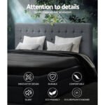 Artiss Bed Frame Queen Size with 4 Drawers Grey AVIO - Image 5