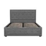 Artiss Bed Frame Double Size Gas Lift Grey TIYO - Image 3