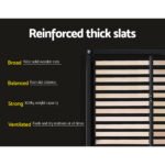 Artiss Bed Frame Double Size Gas Lift Black TIYO - Image 5