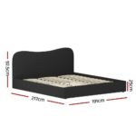 Artiss Bed Frame King Size Boucle DARA - Image 2