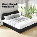 Artiss Bed Frame King Size Boucle DARA - Image 5