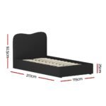 Artiss Bed Frame King Single Size Boucle DARA - Image 2