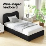 Artiss Bed Frame King Single Size Boucle DARA - Image 6