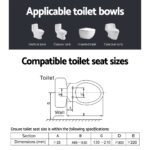 Cefito Electric Bidet Toilet Seat Cover Bathroom Spray Water Wash V Shape - Image 7