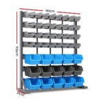 Giantz 47 Storage Bin Rack Free Stand Steel Stand - Image 2