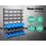 Giantz 47 Storage Bin Rack Free Stand Steel Stand - Image 3