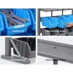 Giantz 47 Storage Bin Rack Free Stand Steel Stand - Image 6