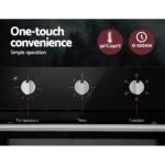 Devanti 60cm Electric Built In Wall Oven Stainless Steel - Image 5