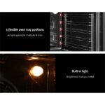 Devanti 60cm Electric Built In Wall Oven Stainless Steel - Image 7