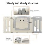 Keezi Baby Playpen 20 Panels Foldable Toddler Fence Safety Play Activity Centre - Image 7