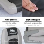 Seamanship 2X Folding Boat Seats Marine Swivel Low Back 10cm Padding Charcoal - Image 5