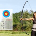 Everfit 55lbs Bow Arrow Set Recurve Takedown Archery Hunting for Beginner Red - Image 7