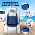 Seamanship Reclining Captain Boat Seat 90°-155° Recline, 19cm Thick Cushion - Image 4
