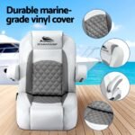 Seamanship Reclining Captain Boat Seat 90°-155° Recline, 19cm Thick Cushion - Image 4
