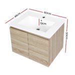 Cefito Vanity Unit 600mm with Basin Oak - Image 4
