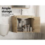 Cefito Vanity Unit 600mm with Basin Oak - Image 7