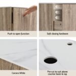 Cefito Vanity Unit 915mm with Basin Oak - Image 6